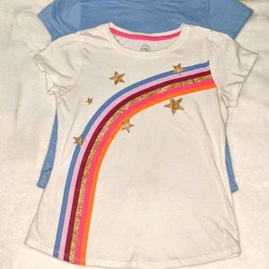 Girls Wonder nation 2 Top Set Sz L 10/12